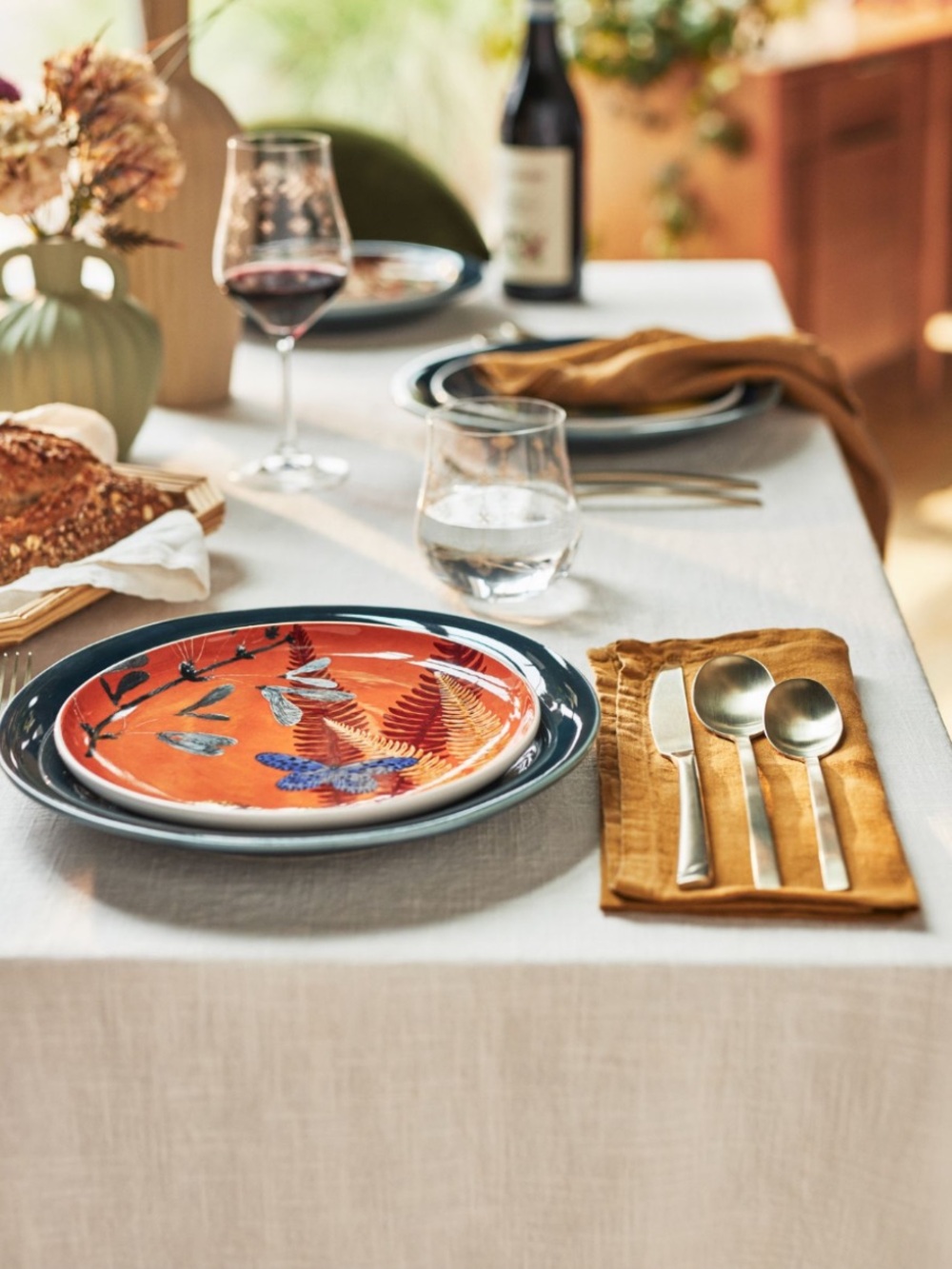 Anthropologie Nature Studies Dessert Plate Botanical